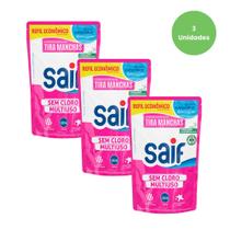 Kit 3 Unidades Alvejante S/ Cloro Refil 500ml Saif Kit 3 Unidades Alvejante S/ Cloro Refil 500ml Saif