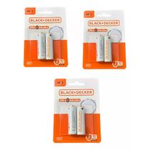 Kit 3 Unidades - Black & Decker Bateria High Ultra Alkaline Kit 3 Unidades - Black & Decker Bateria High Ultra Alkaline