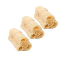 kit 3 unidades Bucha Vegetal Natural Para Esfoliação Para Banho E Louça