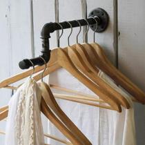 Kit 3 Unidades Cabides De Madeira Verniz Kit 3 Unidades Cabides De Madeira Verniz