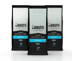 Kit 3 unidades café para moka 500g bialetti