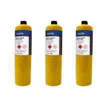 Kit 3 Unidades Cartucho Gás Mapp para Maçarico ONU1077 Classe 2.1 Propileno Hulter HT6MAP400GRRC 400g Kit 3 Unidades Cartucho Gás Mapp para Maçarico ONU1077 Classe 2.1 Propileno Hulter HT6MAP400GRRC 400g