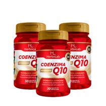 Kit 3 unidades - Coenzima Q10 + Ubiquinona - HerboLab