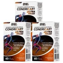 Kit 3 Unidades Condricart Ultra Power Colágeno Tipo II, Ácido Hialurônico e MSM