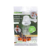 Kit 3 Unidades Conector de Emenda Wago 2 Polos 221-612 6mm