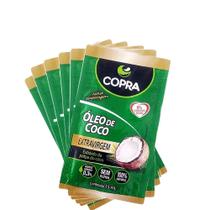 Kit 3 unidades Copra Sachê Óleo de Coco Extra Virgem 15ml