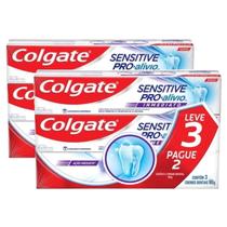 Kit 3 Unidades Creme Dental Colgate Sensitive Pro-Alivio Imediato Original 90g Leve 3 Pague 2 Kit 3 Unidades Creme Dental Colgate Sensitive Pro-Alivio Imediato Original 90g Leve 3 Pague 2