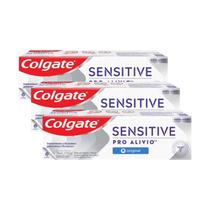 Kit 3 Unidades Creme Dental Colgate Sensitive Pro Alivio Regular 110g