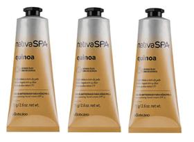 KIT 3 Unidades de Creme Antissinais para Mãos FPS 15 Nativa SPA Quinoa, 75 g KIT 3 Unidades de Creme Antissinais para Mãos FPS 15 Nativa SPA Quinoa, 75 g