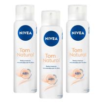Kit 3 Unidades Desodorante Aerosol Nivea Clear Skin 92g