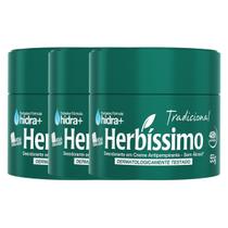 Kit 3 Unidades Desodorante Creme Tradicional 55g
