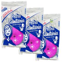 Kit 3 Unidades Detergente / Pedra Sanitária DonaBela 22g Odorizante Descarga Vaso Sanitário