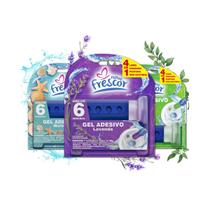 Kit 3 Unidades Detergente Sanitários Gel Adesivo 38g COM APLICADOR Novo Frescor Dura até 6 Semanas Função 4 Em 1