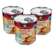 Kit 3 Unidades Doce De Leite Diet São Lourenço Lata 345G