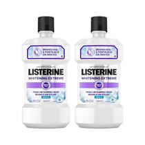 Kit 3 Unidades Enxaguante Bucal Listerine Whitening Extreme Menta 473ml