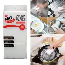 Kit 3 Unidades Esponja Mágica Cianuramida Max Clean Limpa tudo