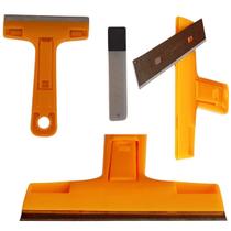 Kit 3 Unidades Estilete raspador de aço carbono plástico refil com 10 laminas hutz cb2873 c3b