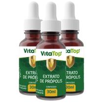 Kit 3 Unidades Extrato de Própolis 70 Imunidade Natural Vitatop Kit 3 Unidades Extrato de Própolis 70 Imunidade Natural Vitatop