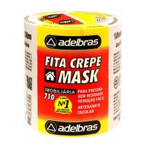 KIT 3 unidades Fita Crepe Mask 710 18mmx50m Adelbras