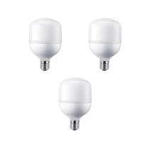 Kit 3 unidades - foxlux lâmpada led alta potencia 40w 6500k bivolt