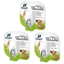 Kit 3 Unidades Hágil Actio Terapia 30ml Homeopatia Antipulgas, Carrapatos E Vermes Kit 3 Unidades Hágil Actio Terapia 30ml Homeopatia Antipulgas, Carrapatos E Vermes