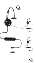 Kit 3 Unidades Headset Htu 310 Usb Voip Call Center
