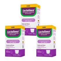 Kit 3 unidades Lactolinea 667mg/ml Sabor Ameixa 120ml Kit 3 unidades Lactolinea 667mg/ml Sabor Ameixa 120ml