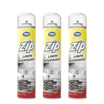 Kit 3 Unidades Limpa Estofados Sofá Spray Zip My Place 300ml