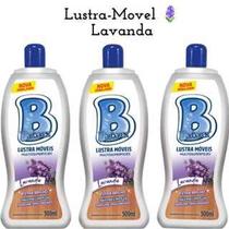 Kit 3 Unidades Lustra Móveis Proteção Lavanda 500ml Barbarex Kit 3 Unidades Lustra Móveis Proteção Lavanda 500ml Barbarex