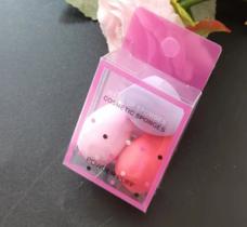 Kit 3 Unidades Mini Esponja De Maquiagem Base Corretivo Contorno Kit 3 Unidades Mini Esponja De Maquiagem Base Corretivo Contorno