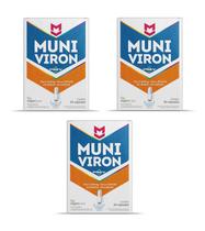 Kit 3 unidades Muniviron Vita c 600mg com 30 capsulas - Prowin