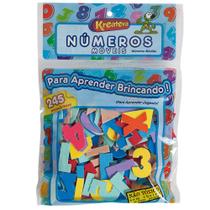KIT 3 Unidades - Números Móveis 40mm (Altura) com 245 Peças Didáticas para Aprender Brincando