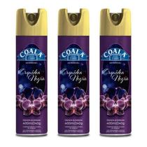 Kit 3 Unidades Odorizante Ambiente Aerossol Orquídea Negra Coala 400ml/240g Kit 3 Unidades Odorizante Ambiente Aerossol Orquídea Negra Coala 400ml/240g