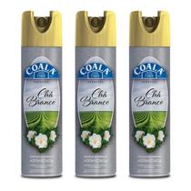 Kit 3 Unidades Odorizante de Ambiente Aerossol Chá Branco 400ml/240g Kit 3 Unidades Odorizante de Ambiente Aerossol Chá Branco 400ml/240g