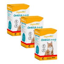 Kit 3 Unidades Ômega 3+6+D Cat 30ml - Organnact