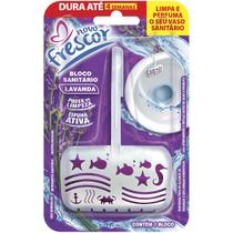 Kit 3 Unidades Pastilha Bloco 30g Detergente COM SUPORTE Para Vaso Sanitário Odorizante Novo Frescor Kit:Lavanda Kit 3 Unidades Pastilha Bloco 30g Detergente COM SUPORTE Para Vaso Sanitário Odorizante Novo Frescor Kit:Lavanda
