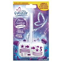 Kit 3 Unidades Pastilha Bloco 30g Detergente COM SUPORTE Para Vaso Sanitário Odorizante Novo Frescor Kit 3 Unidades Pastilha Bloco 30g Detergente COM SUPORTE Para Vaso Sanitário Odorizante Novo Frescor