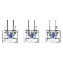 Kit 3 unidades protetor de surtos dps iclamper pocket 2 pinos 10a