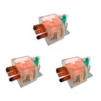 Kit 3 unidades - relé auxiliar universal 12v - 50/40a - dni 8102 Kit 3 unidades - relé auxiliar universal 12v - 50/40a - dni 8102