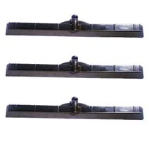 Kit 3 Unidades RODO 60cm Borracha Dupla Grande SEM CABO Multiuso Para Pisos Com Rosca Plástico Puxa e Seca Kit 3 Unidades RODO 60cm Borracha Dupla Grande SEM CABO Multiuso Para Pisos Com Rosca Plástico Puxa e Seca