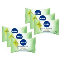 Kit 3 Unidades Sabonete em Barra Nivea Erva Doce & oleos 85g