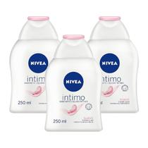 Kit 3 Unidades Sabonete Liquido intimo Nivea Suave 250ml Kit 3 Unidades Sabonete Liquido intimo Nivea Suave 250ml