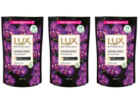 Kit 3 Unidades Sabonete Líquido Lux Botanicals - Orquídea Negra 200ml Cada