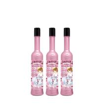 Kit 3 unidades shampoo de rosas coiffer 300ml