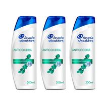 Kit 3 Unidades Shampoo Head & Shoulders Anticoceira 200ml