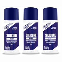 Kit 3 Unidades Silicone Baby Baston Líquido 100ml