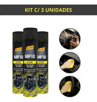Kit 3 Unidades Silicone Spray 300ml Mundial Prime Tutti Frutti