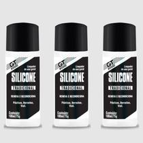 Kit 3 Unidades Silicone Tradicional Baston Líquido 100ml