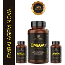 Kit 3 Unidades Super Ômega 3 TG Softgel 1000mg 180 Cápsulas Ultra