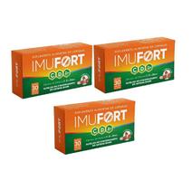 Kit 3 Unidades Suplemento Alimentar Imufort Com 30 Cápsulas